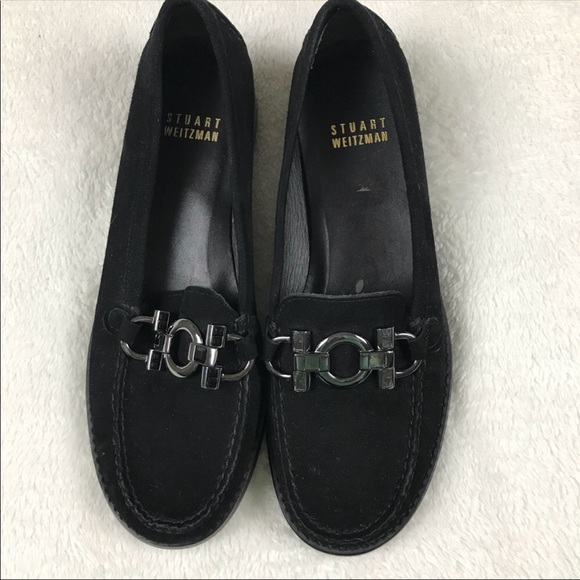 Stuart Weitzman Shoes - Stuart Weitzman Black Loafers - size 5.5